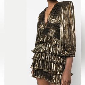 The New Arrivals gold foil cocktail dress size 4